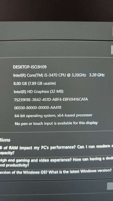 Pc Calculator SFF Dell optiplex 7010 i5 3470