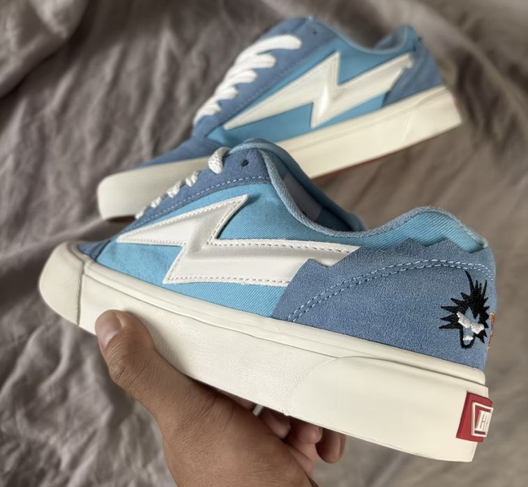 Vans knu skool голубые