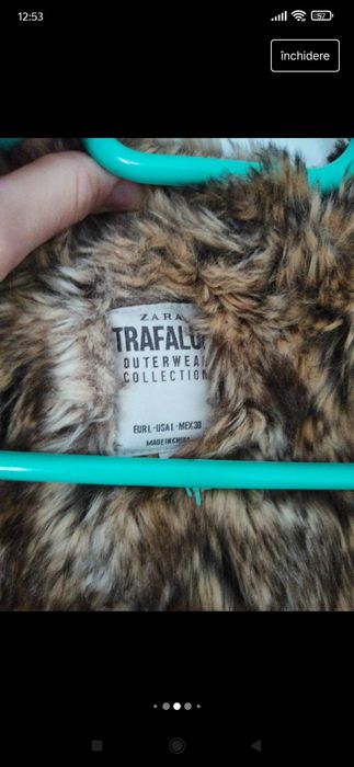 Parka cu blana Zara L