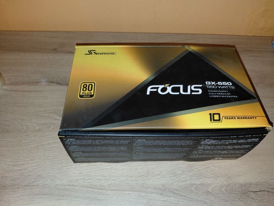 Захранване Seasonic 550W, FOCUS GX Series, 80 PLUS Gold