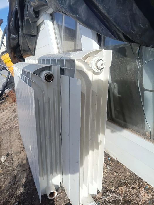 Продам бу алюминевые батареи