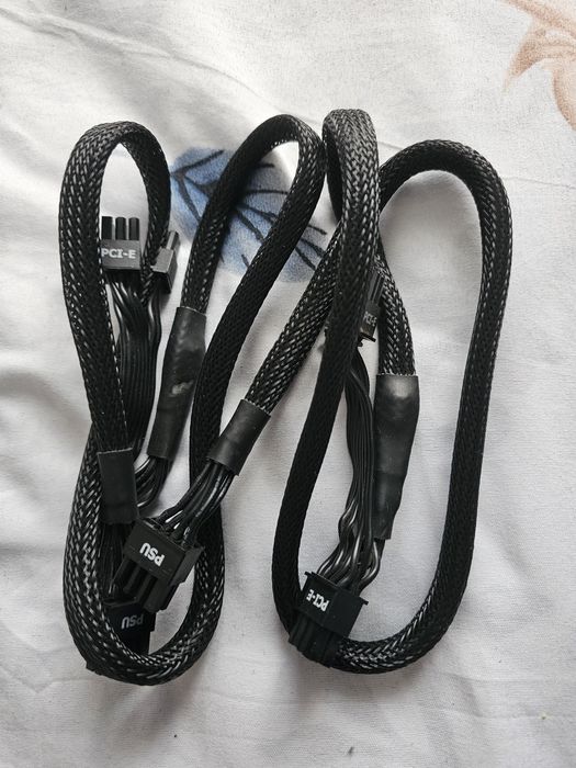 Cabluri sursa corsair evga pcie molex sata cablu noi modulare