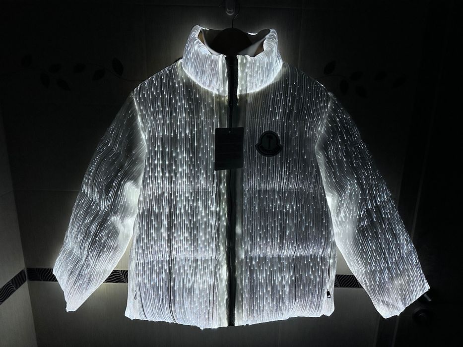 Яке Palm Angels x Moncler бяло размер Л