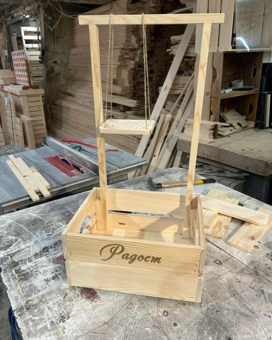 Бебешко гардеробче за изписване, кръщене, погача