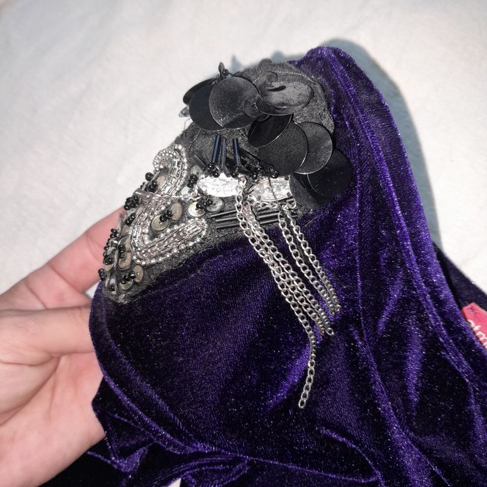Rochie catifea mov
