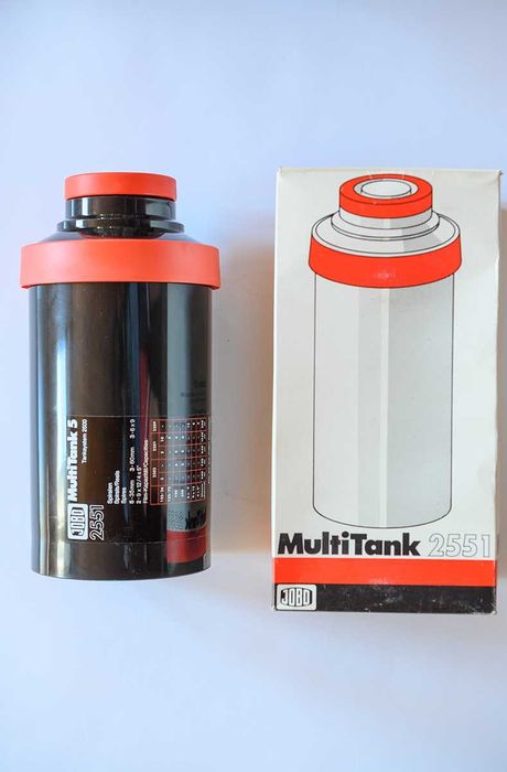 Jobo 2551 + JOBO 2502 доза и спирали за проявяване на филми