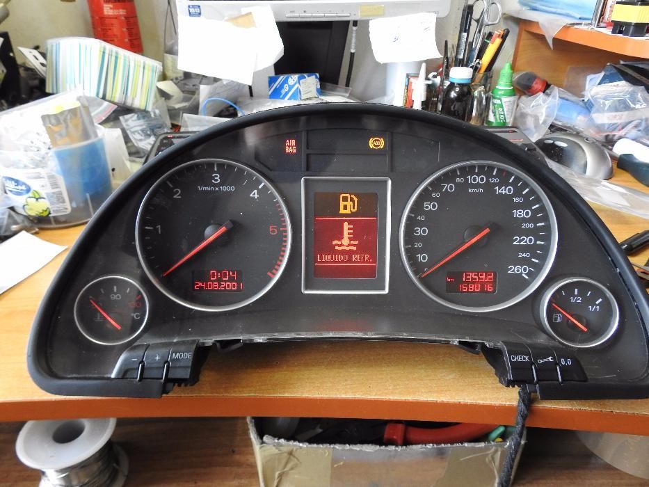 Дисплей за километраж Audi a4 b6 и b7, bosch rb4 / rb8 - директен монт
