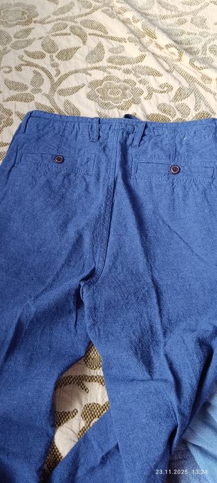 Нови панталони 71 смталия, 76см дължина  55%лен+45%памук