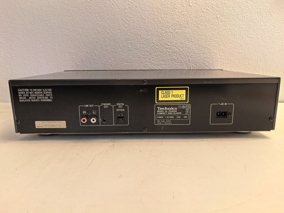 CD player Techncis SL PG 400A compact disc