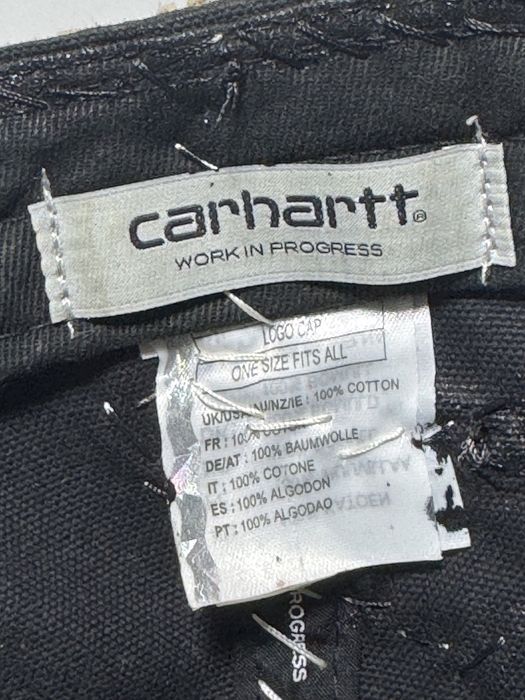 Sapca Carhartt WIP 1of1 patchwork handmade blue & cream & black