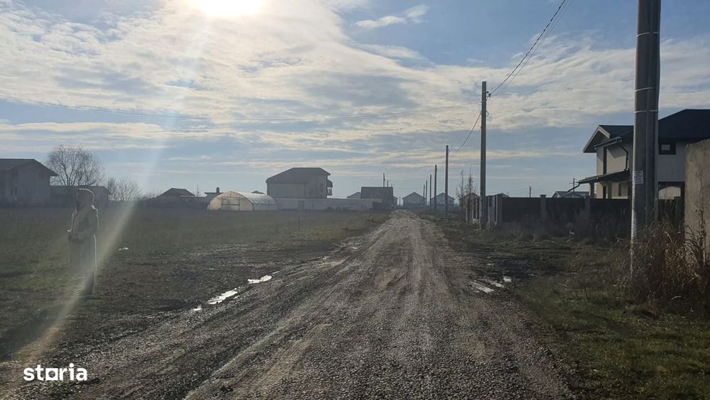 Teren intravilan de vânzare, acces pavat