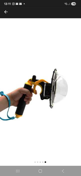 Dome Subacvatic Telesin pentru GoPro Hero 9, 10, 11 si 12, cu diametrul de 15.24cm. - nou