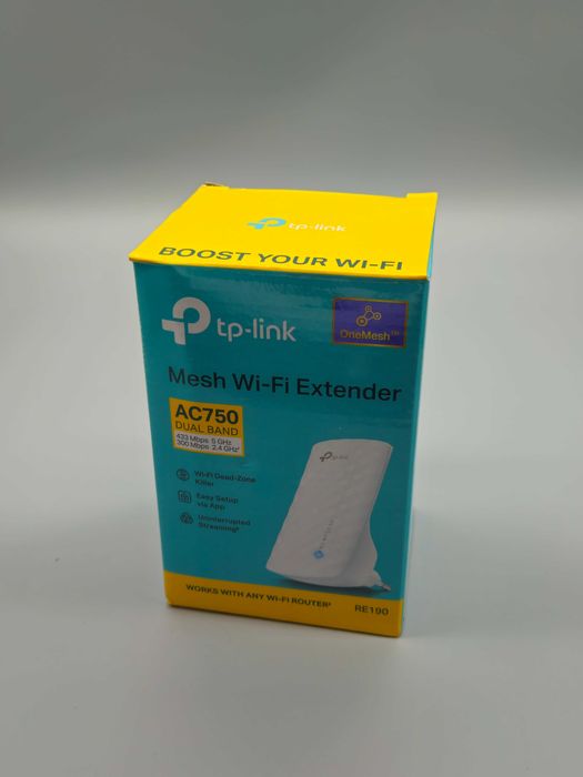 TP-Link AC750 Dual Band OneMesh Wi-Fi удължител на обхват EU щепсел