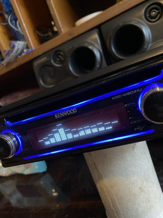 KENWOOD kdc-w6041u - СИНИ ПУРИ! - Винтидж модел -USB CD mp3 плеър за кола сд авто радио
