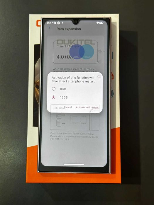 Oukitel C61 16(4+12)GB Ram/128GB Rom