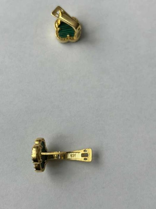 Set superb din argint marcat 925 placat cu aur