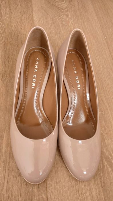 Pantofi Anna Cori piele lacuita