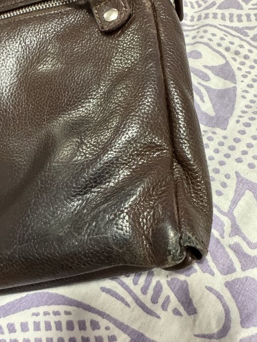 Чанта кафява за през рамо, естествена кожа, petek/петек/