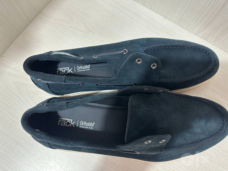 Мужские замшевые топсайдеры Nordstrom Rack (Ortholite)из Америки
