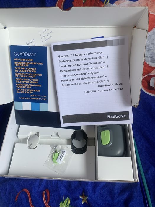 Tranzmitator Guardian 4Medtronic+Insertor+accesorii+cutie originala