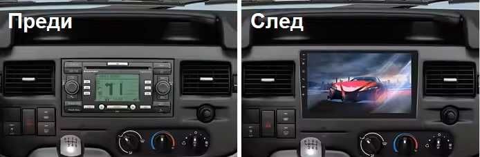 Ford Transit Focus мултимедия GPS навигация