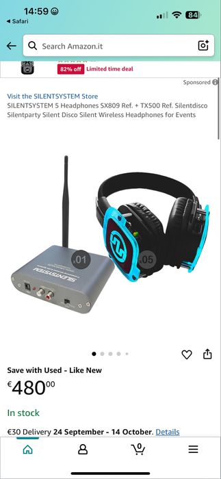 Transmitator stationar IBF wireless TX500 + 6 Casti Silent Party !