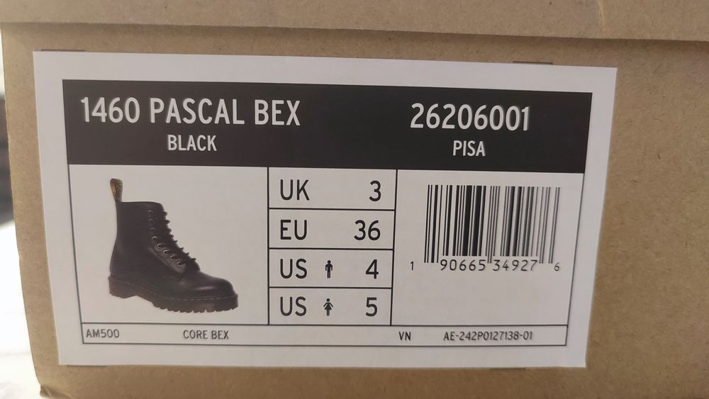 Кубинки Dr. Martens Pascal 1460