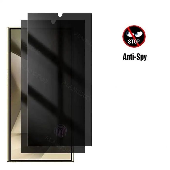 Samsung S25 S24 S24 PLUS ULTRA EDGE Folie Sticla Privacy Curbata 6D