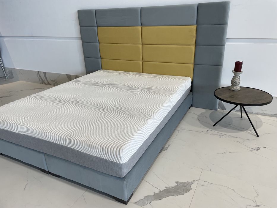 Pat tapitat cu somiera fixa