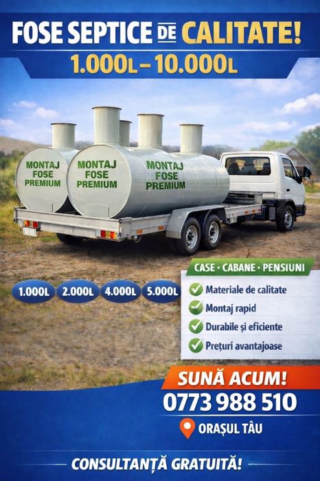 Fose septice si bazine