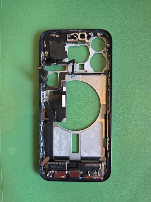 Carcasa mijloc iPhone 15 pro max blue Swap, Originala