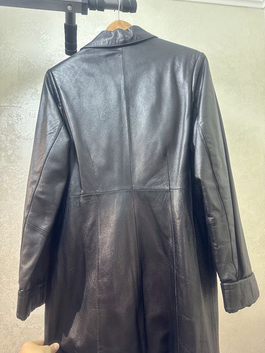 Продам кожаный плащ