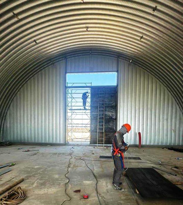 Бескаркасные Ангары