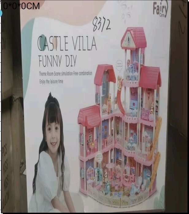 Игровой набор «Кукольный домик» с мебелью и персонажами, 7007 / 93 х 7