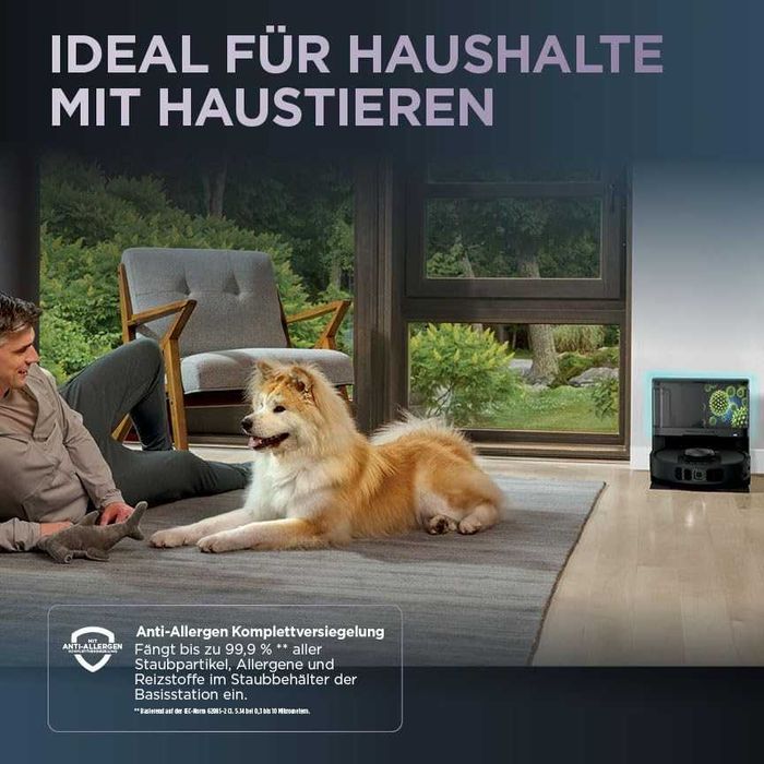 Нова Прахосмукачка Робот Shark PowerDetect NeverTouch 2 в 1 RV2800YEEU