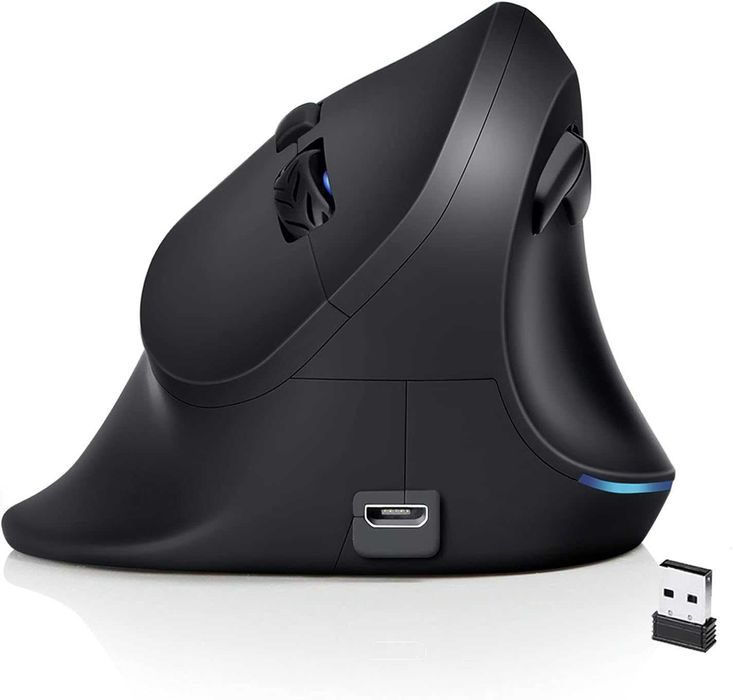 AUTLEY Vertical Ergonomic Rechargeable Wireless Mouse Вертикална Мишка