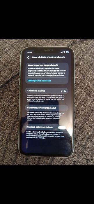 iPhone 11 baterie 74