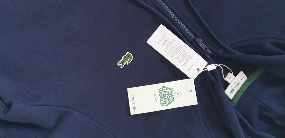 Lacoste Classic Fit  Full Zip 4 - M НОВО ОРИГИНАЛ! Мъжка с цял Цип