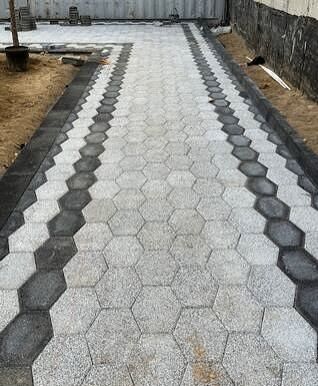 Укладка брусчатки