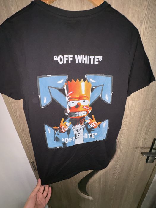 Tricou Off White x Supreme