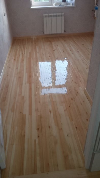 Шлифовка палировка палубной пол паркет лакировка реставратся укладка