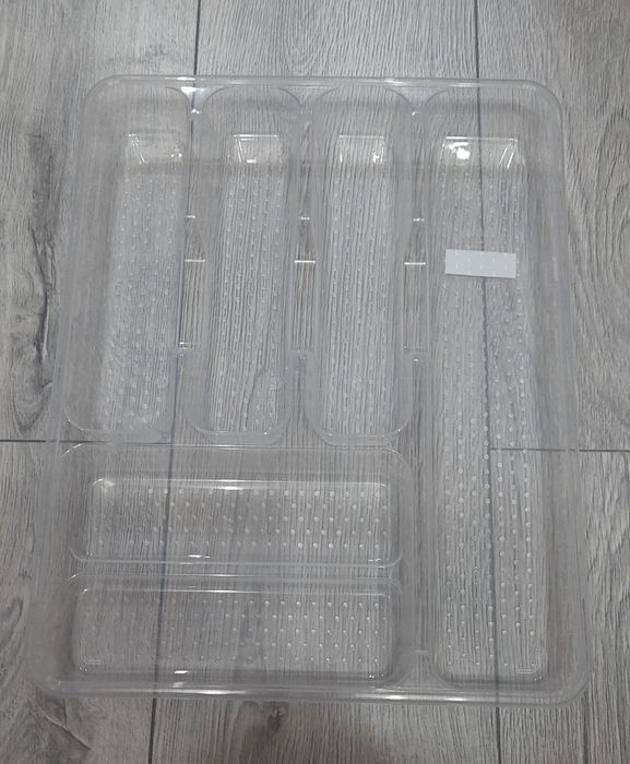 Organizator/Tava de tacamuri, Transparent 38 x 30 cm, Nou!