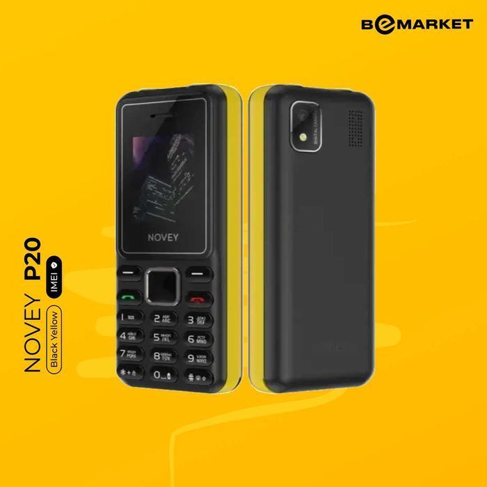 Сотовый телефон Novey P20, Black-Yellow