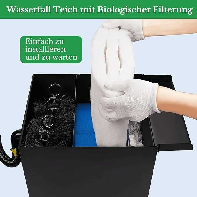 Cascadă Biling pentru iaz cu filtru pentru iaz,  4500 L/H