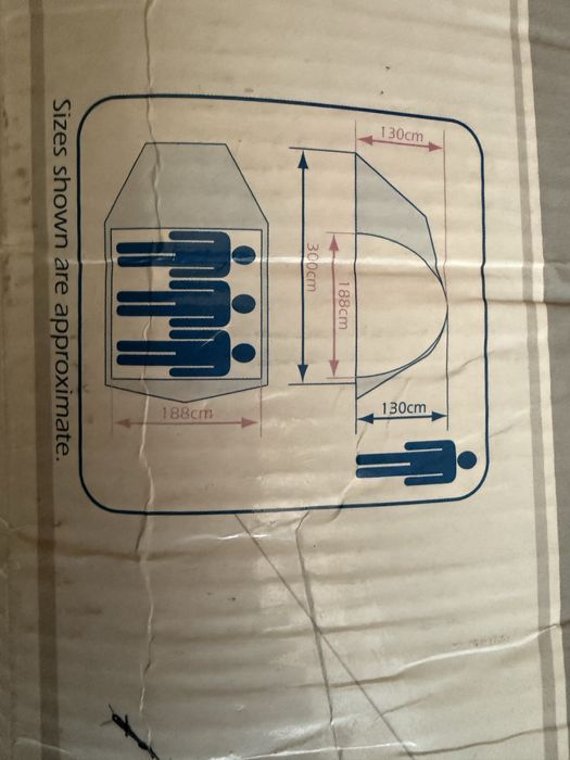 Триместна палатка DRAPER обем 1500 куб.см