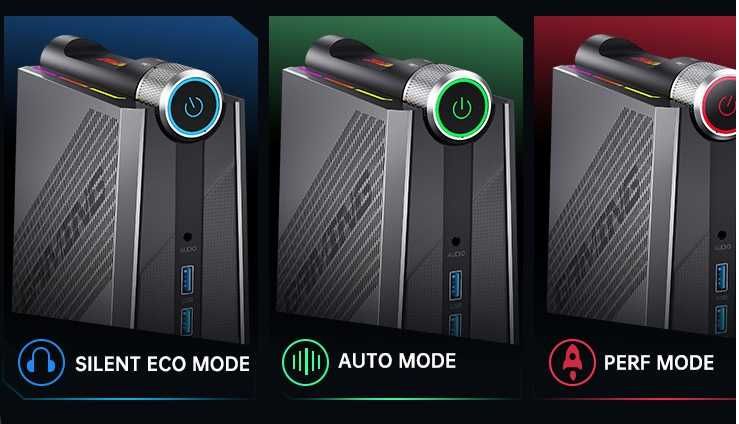 Mini PC Мини Компьютер AMD Ryzen 9 6900HX. 32Gb DDR5. SSD 512Gb.