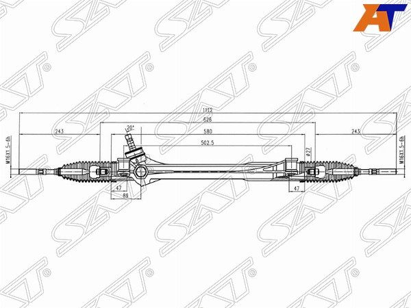 Рейка рулевая Toyota Rav 4