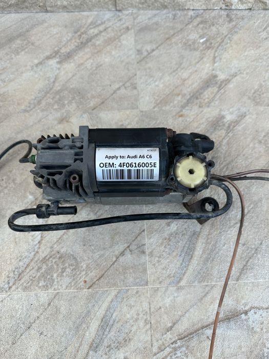 Amortizor fata-spate  cu perna aer Audi A6C6 , compresor perne , bloc valve