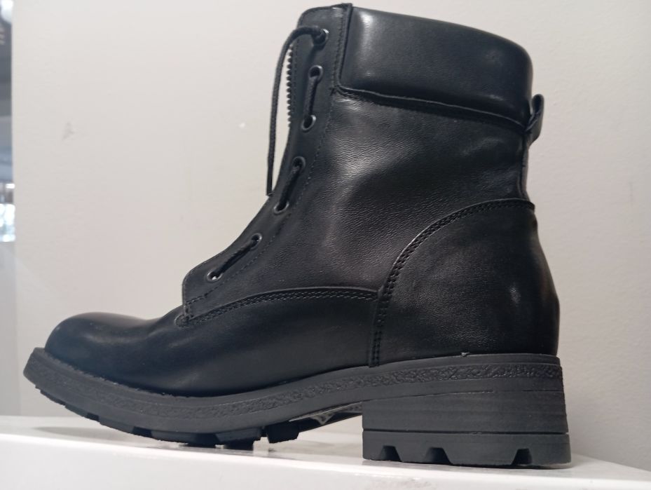 Детски кожени кубинки с цип 36 и 38