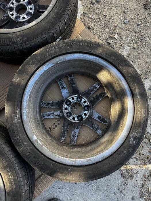 Оригинални Mercedes джанти 17 с летни гуми Continental